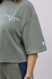 FLOWY CROPPED TEE