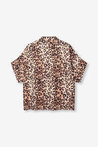 TWILL LEOPARD BLOUSE