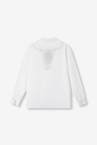 OVERSIZED LINEN BLOUSE SOFT WHITE