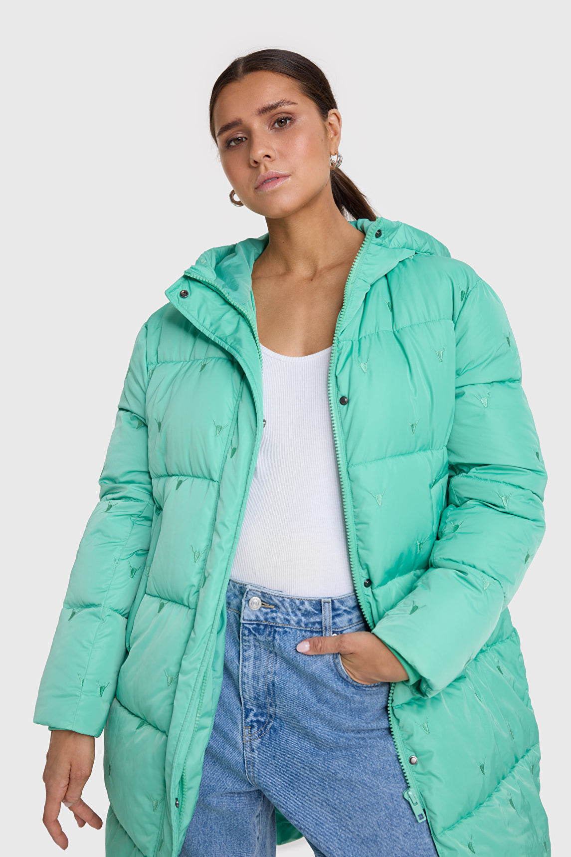 BULL PUFFER COAT LIGHT GREEN