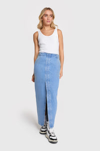 MAXI DENIM SKIRT