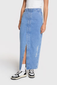 MAXI DENIM SKIRT