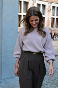 ALBA KNIT TAUPE