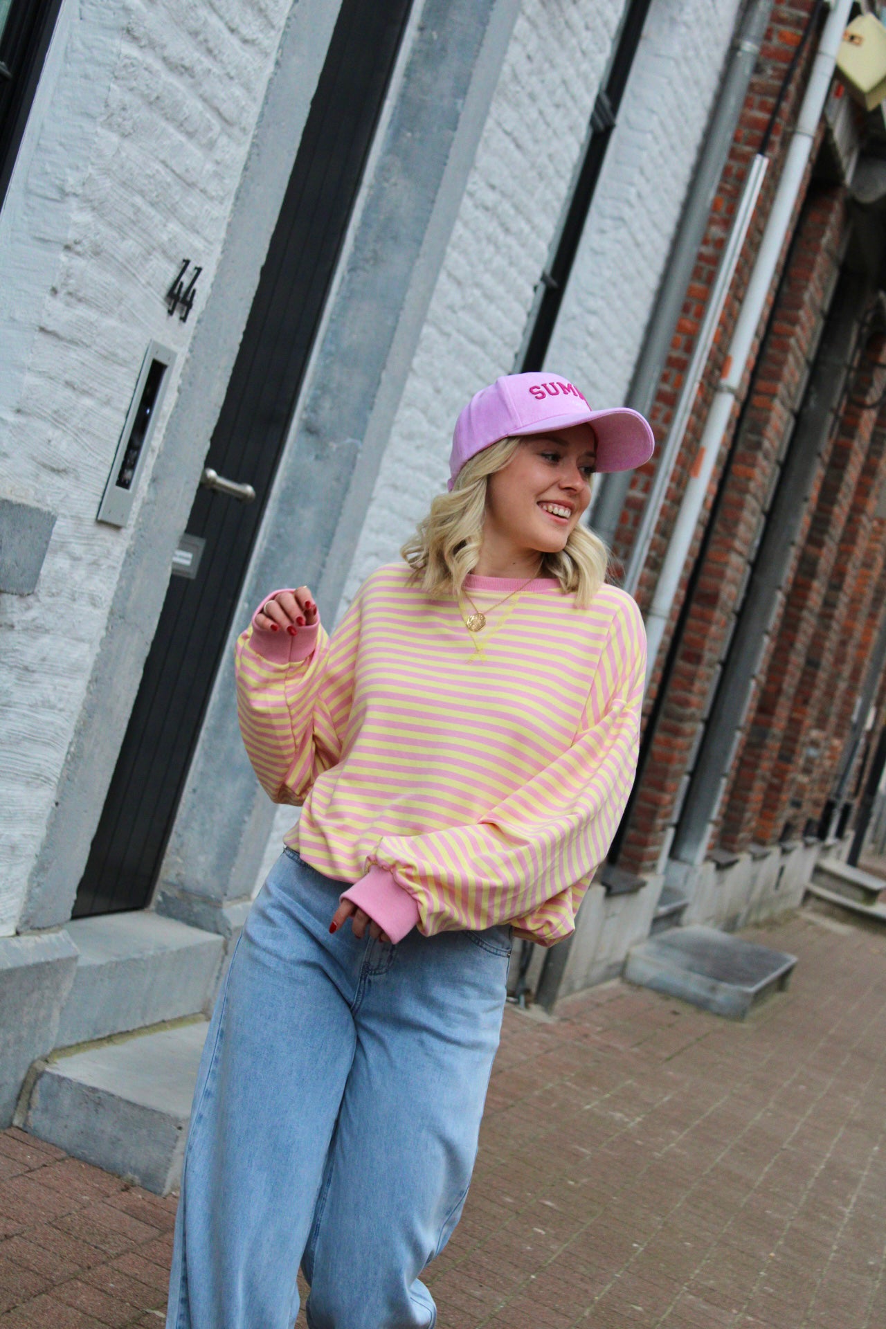 MARGO BLOUSE PINK-YELLOW
