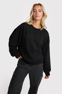 STRASS BULL SWEATER