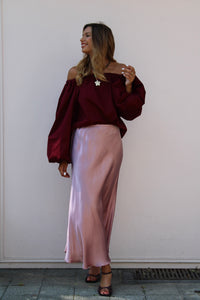 SILK SKIRT BLUSH