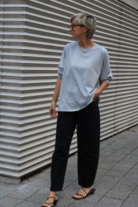 TERRY TEE SOFT GREY