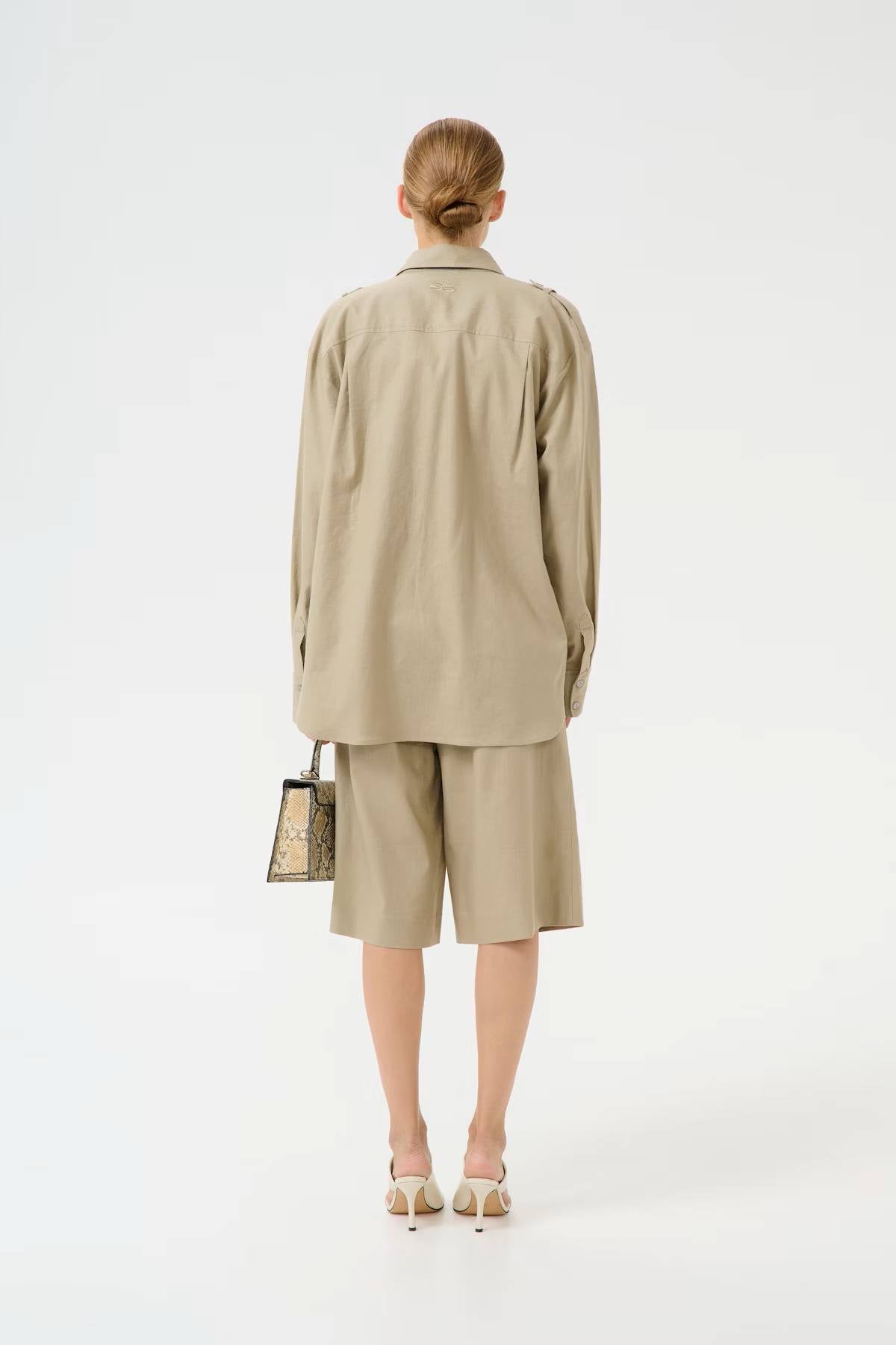 ZIZZA LINNEN SHORT