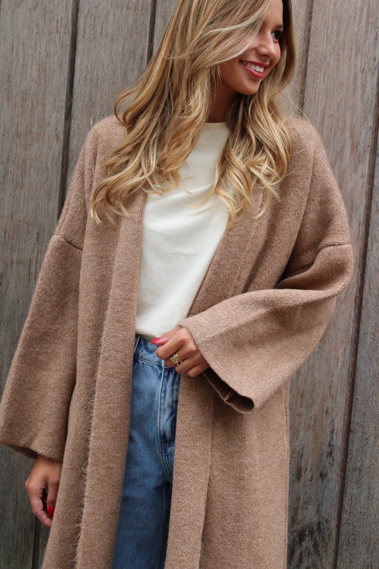 ELLA CARDIGAN CAMEL