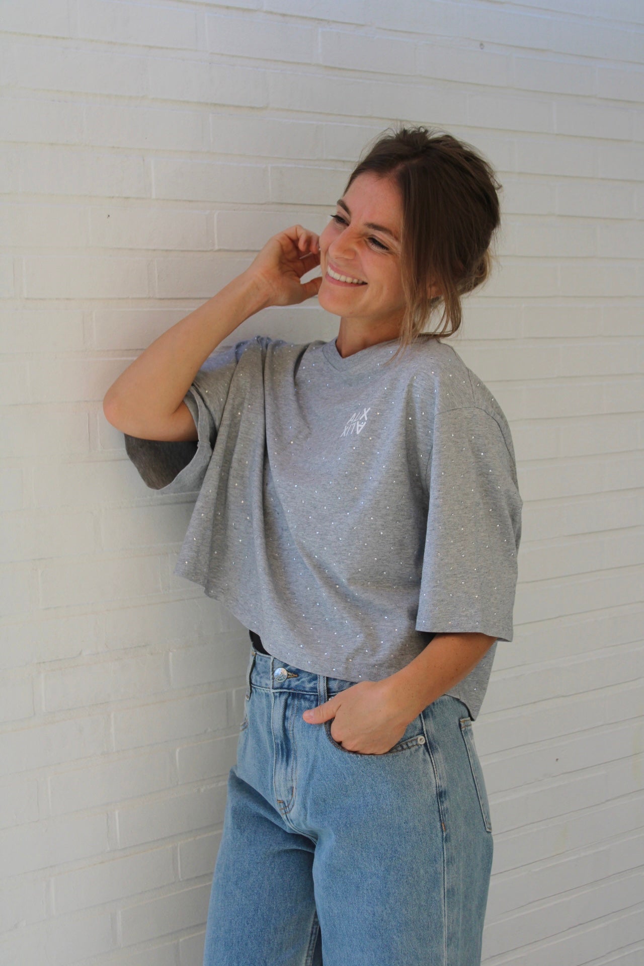 STUDDED TEE