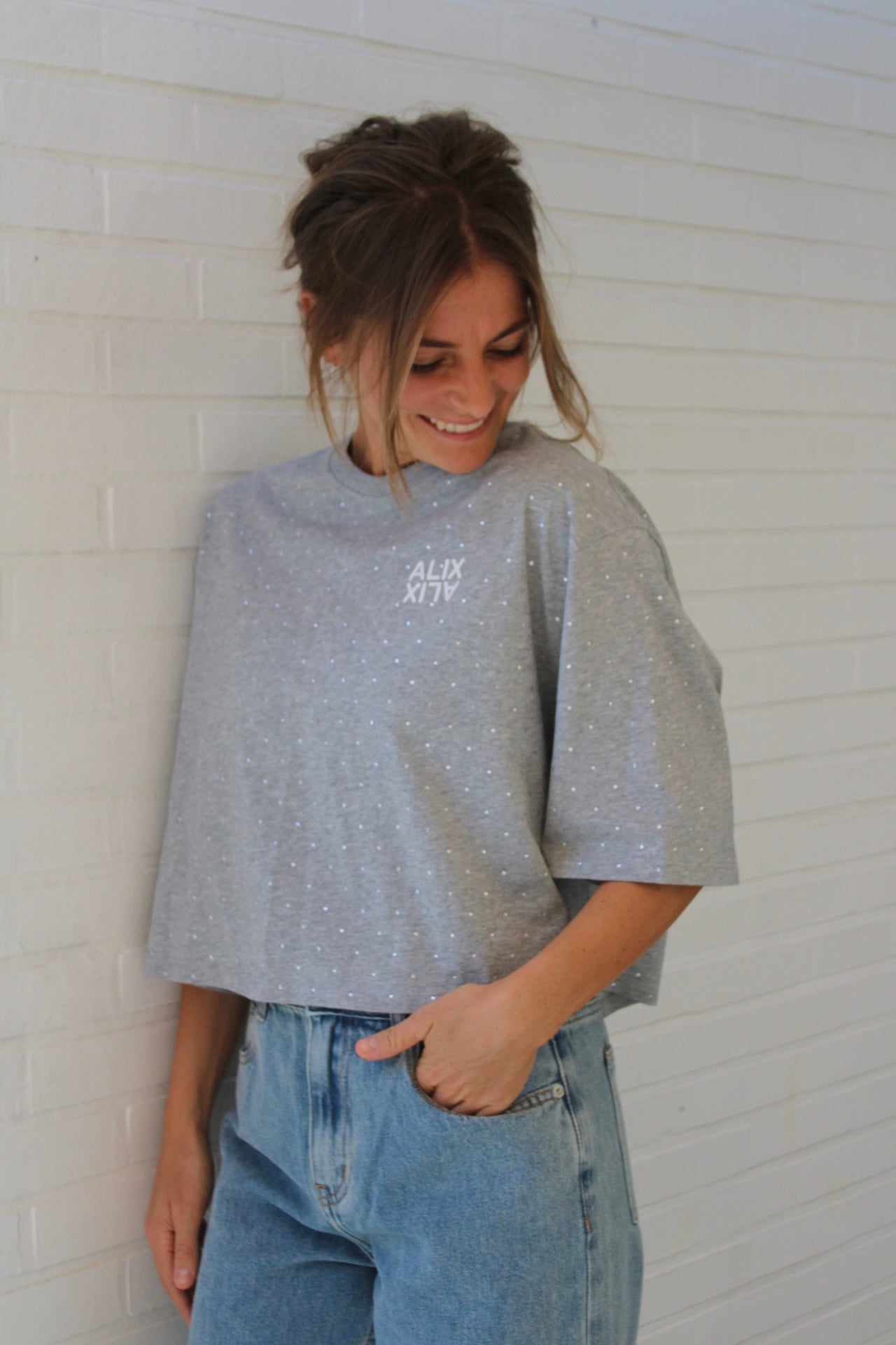 STUDDED TEE
