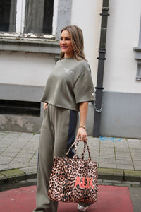 FLOWY CROPPED TEE
