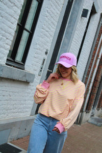 MARGO BLOUSE PINK-YELLOW
