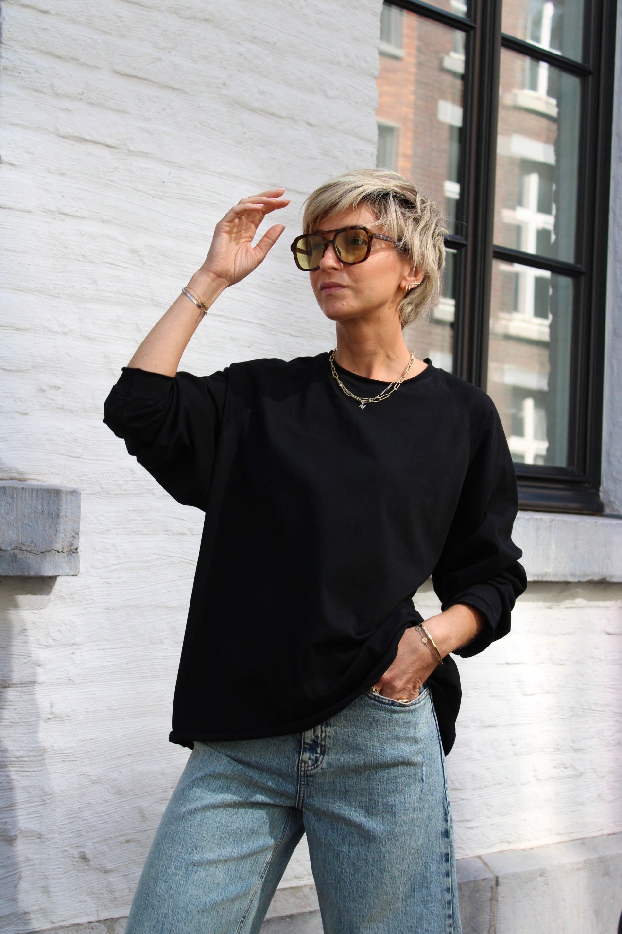 TERRY TEE BLACK