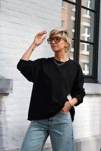 TERRY TEE BLACK