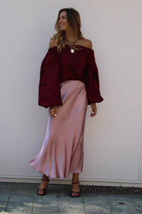 SILK SKIRT BLUSH