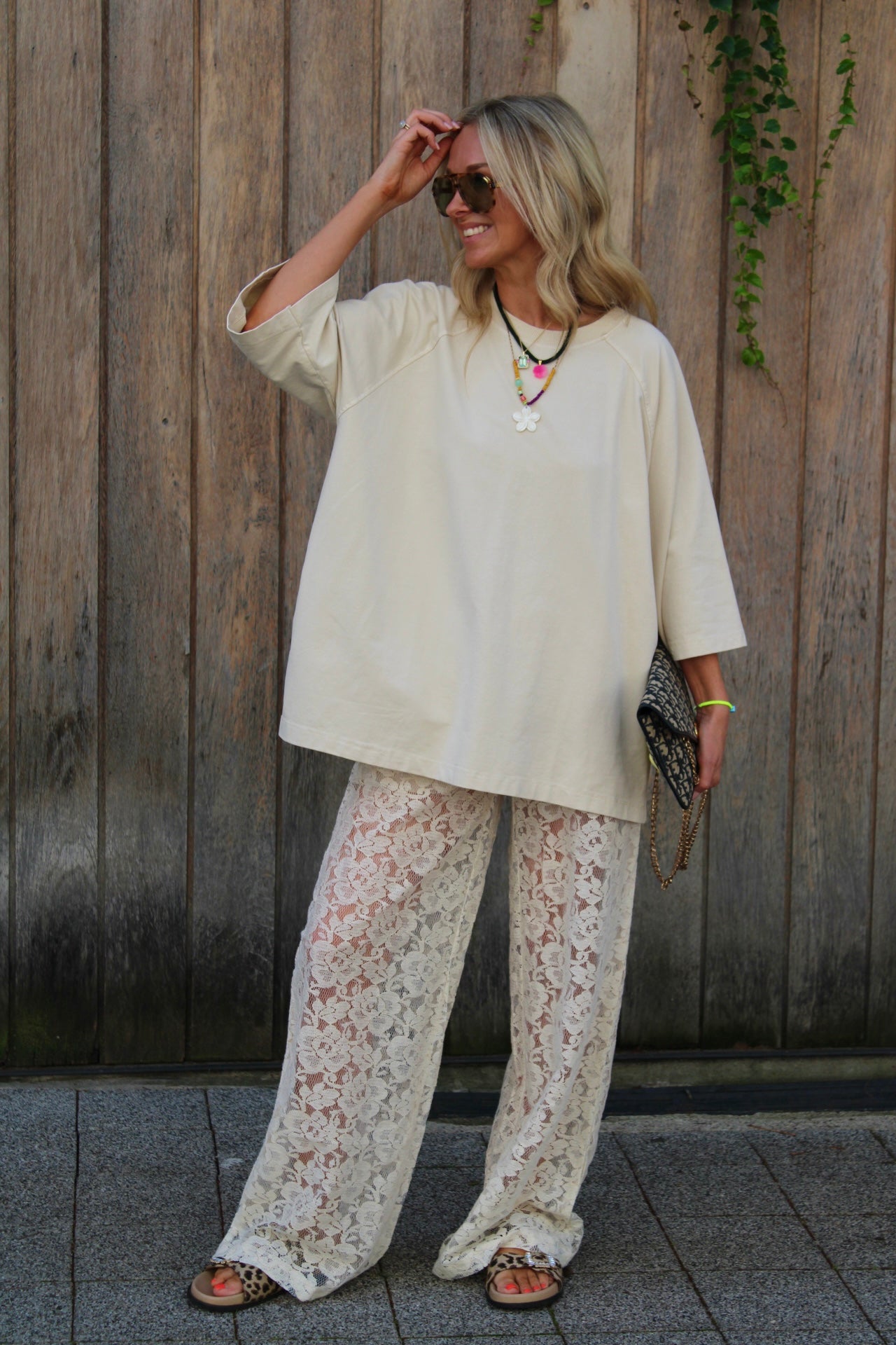 LUNA LACE TROUSER