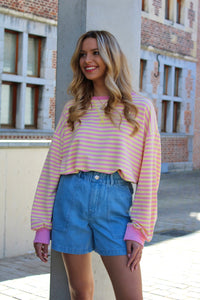 MARGO BLOUSE PINK-YELLOW