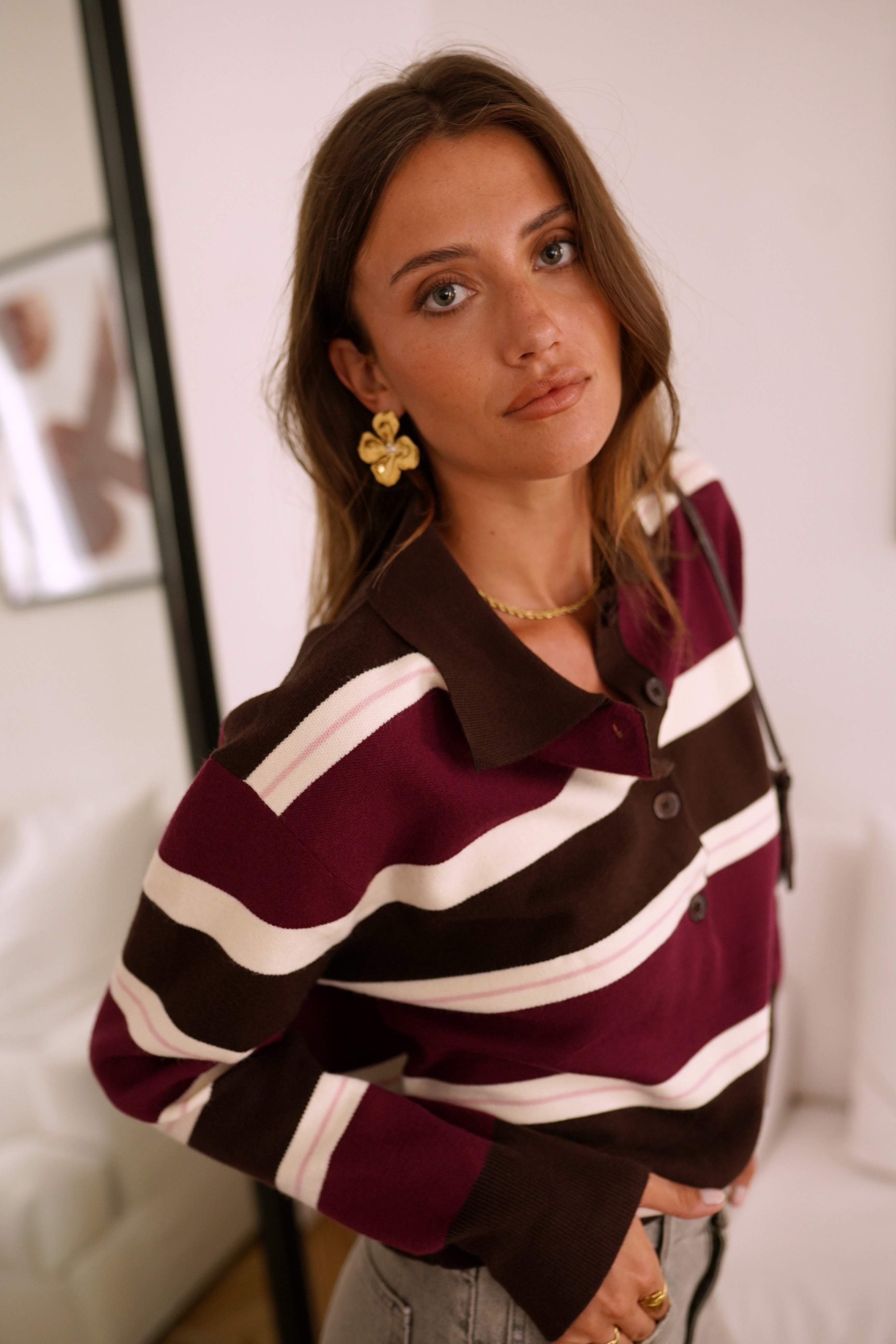AVA POLO SWEATER