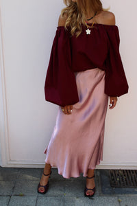 SILK SKIRT BLUSH