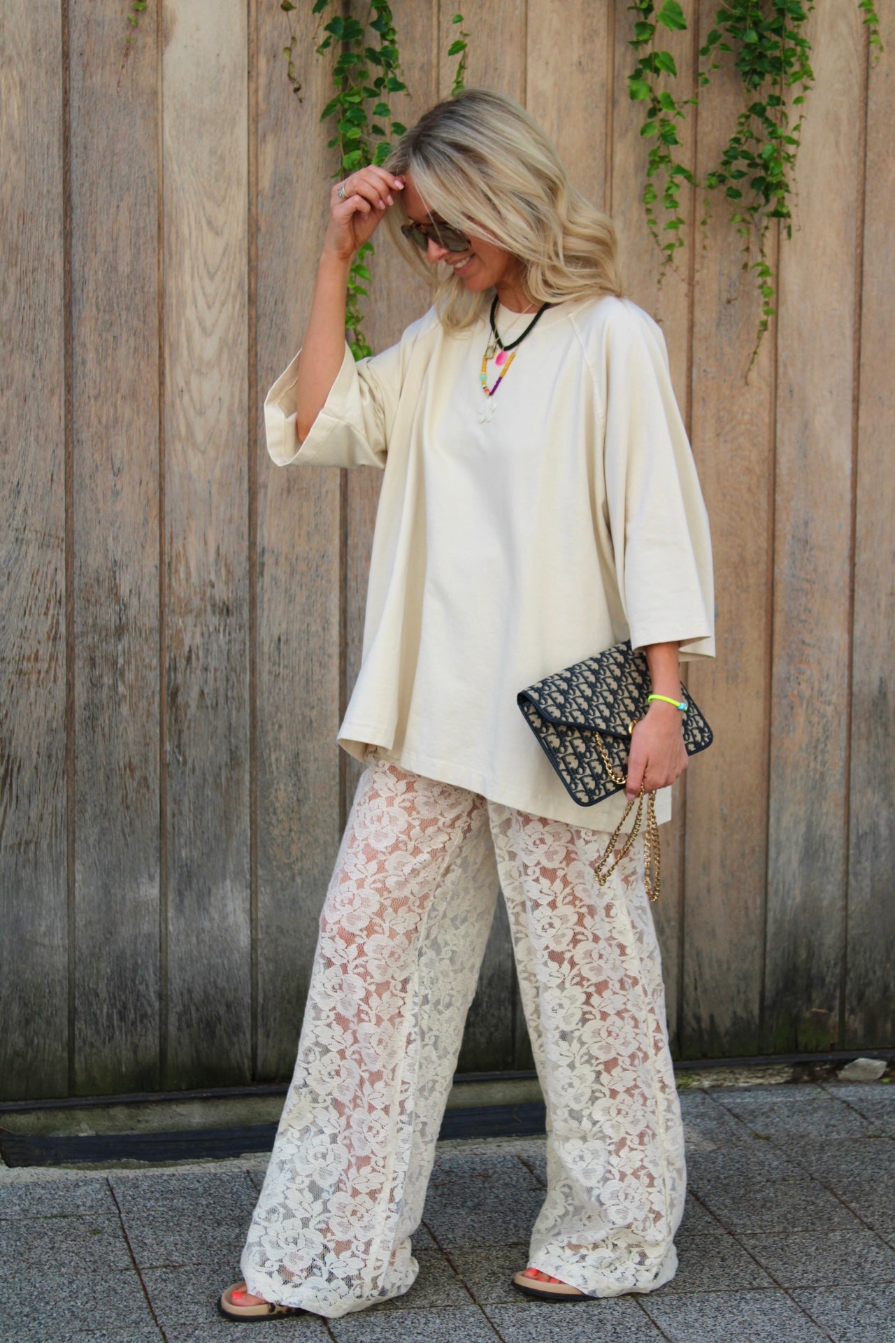 LUNA LACE TROUSER