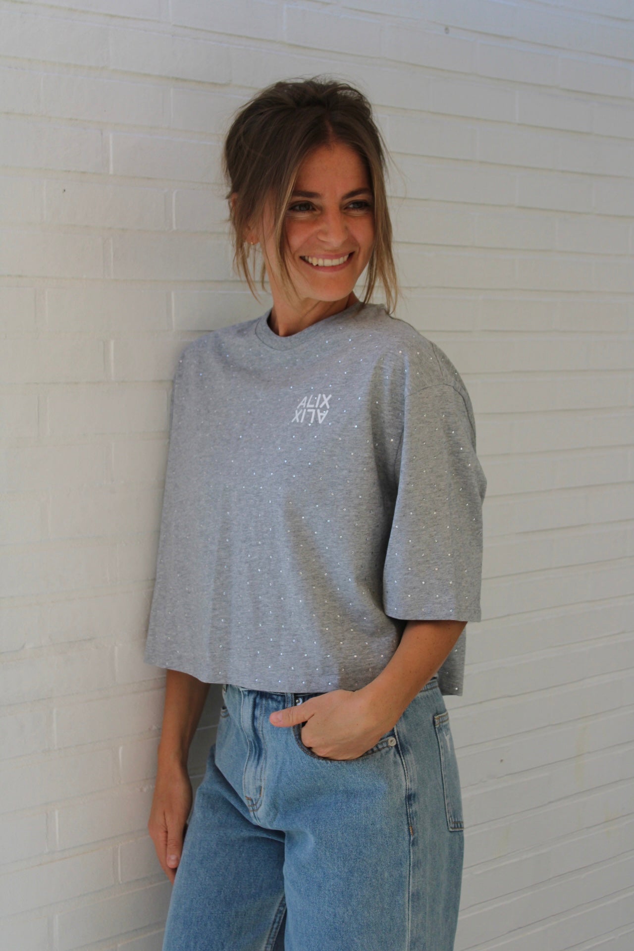 STUDDED TEE