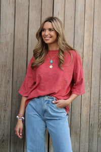 LINA TSHIRT TERRACOTTA