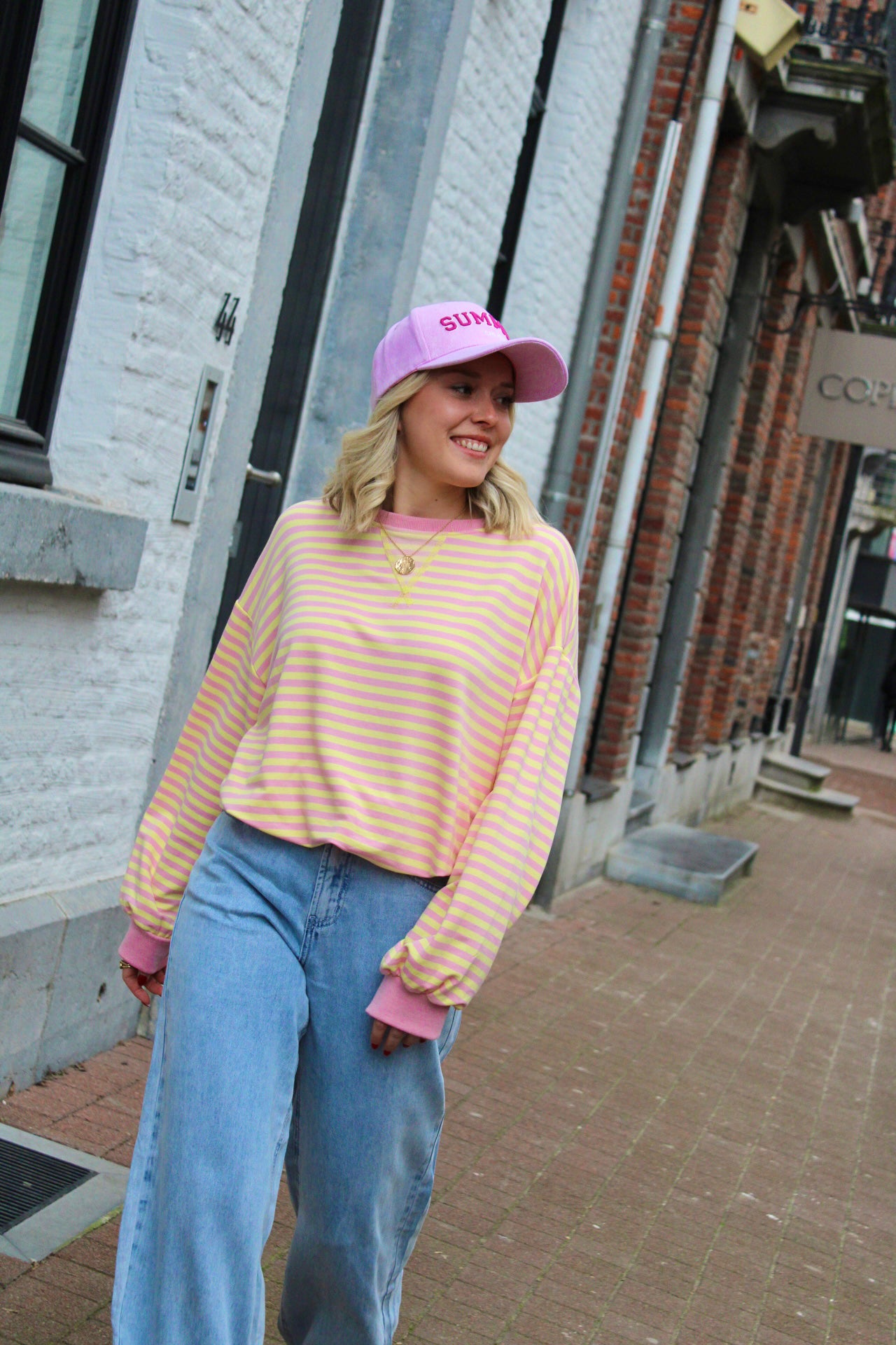 MARGO BLOUSE PINK-YELLOW