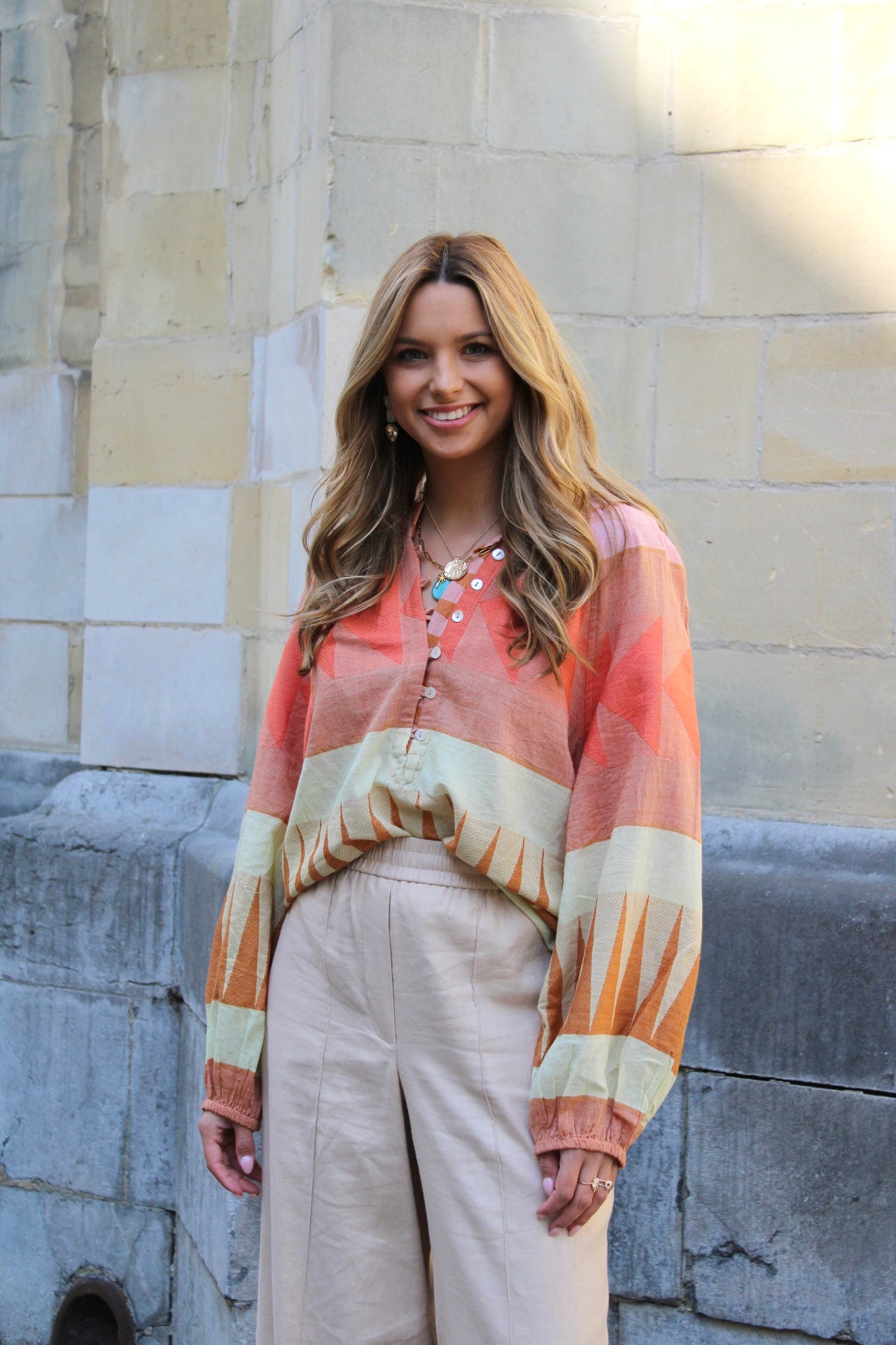 BILLIE BLOUSE SUNSET