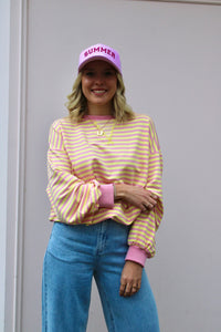 MARGO BLOUSE PINK-YELLOW