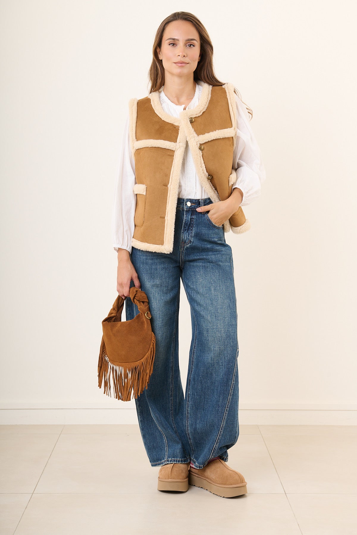 FILLIE JEANS MID BLUE