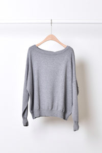 ALBA BASIC KNIT SOFT GREY