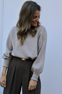 ALBA KNIT TAUPE