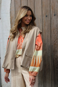 ROMY VEST BEIGE