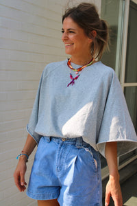 NOOR T-SHIRT SOFT GREY