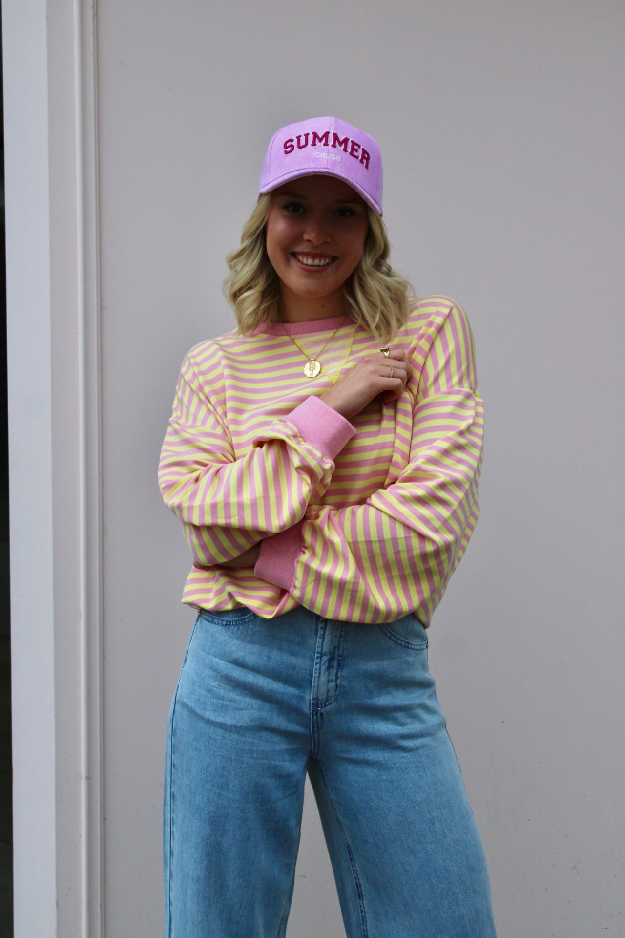 MARGO BLOUSE PINK-YELLOW
