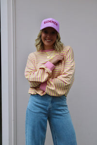 MARGO BLOUSE PINK-YELLOW