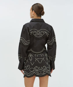 DAPHNE BLOUSE - BLACK