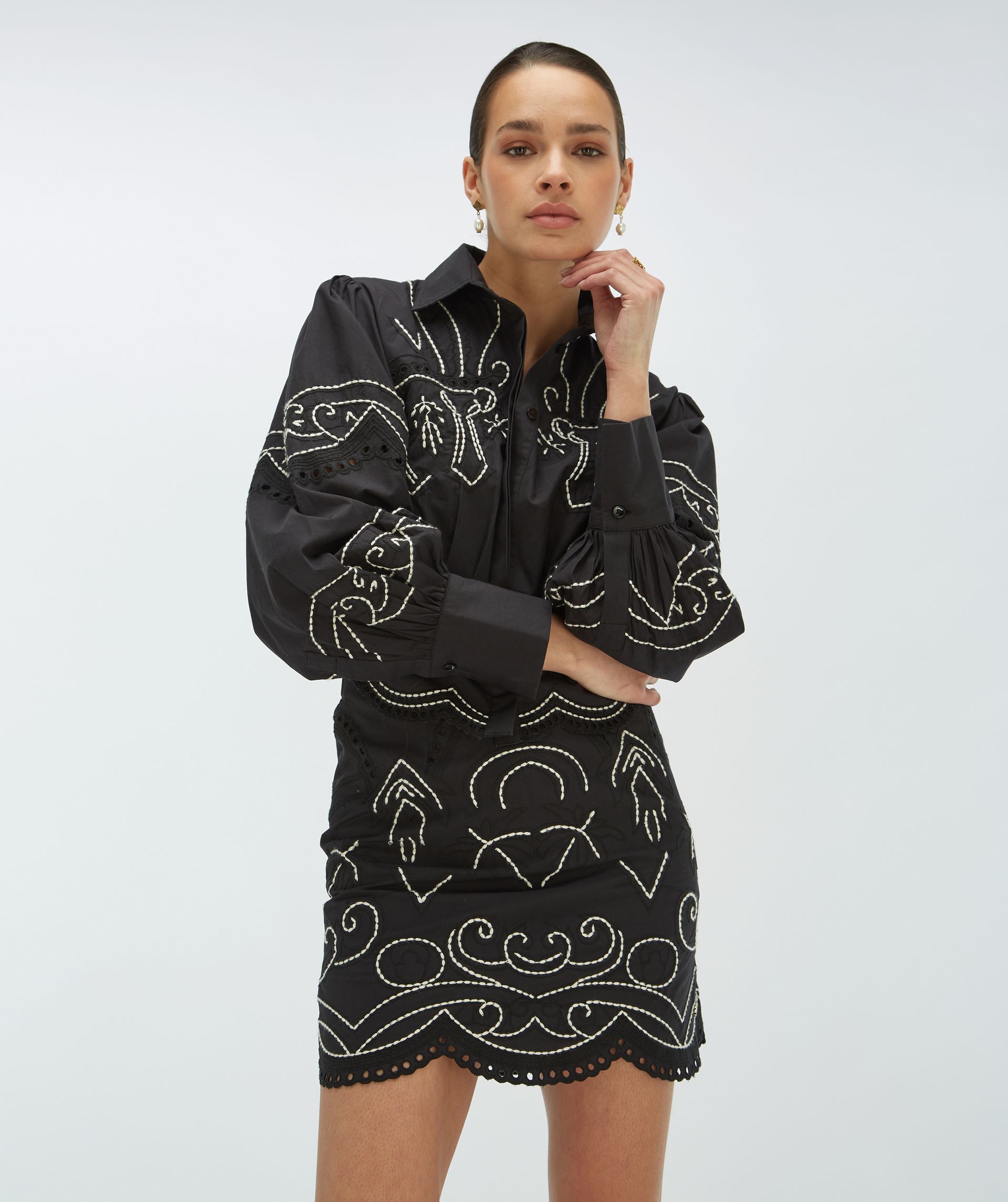 DAPHNE BLOUSE - BLACK