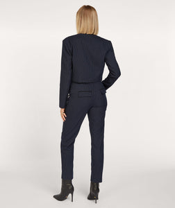 SECILIA MID RISE SLIM PANTS